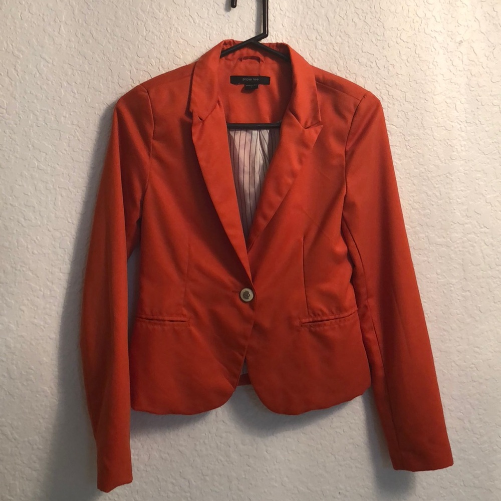 Women’s Orange Blazer